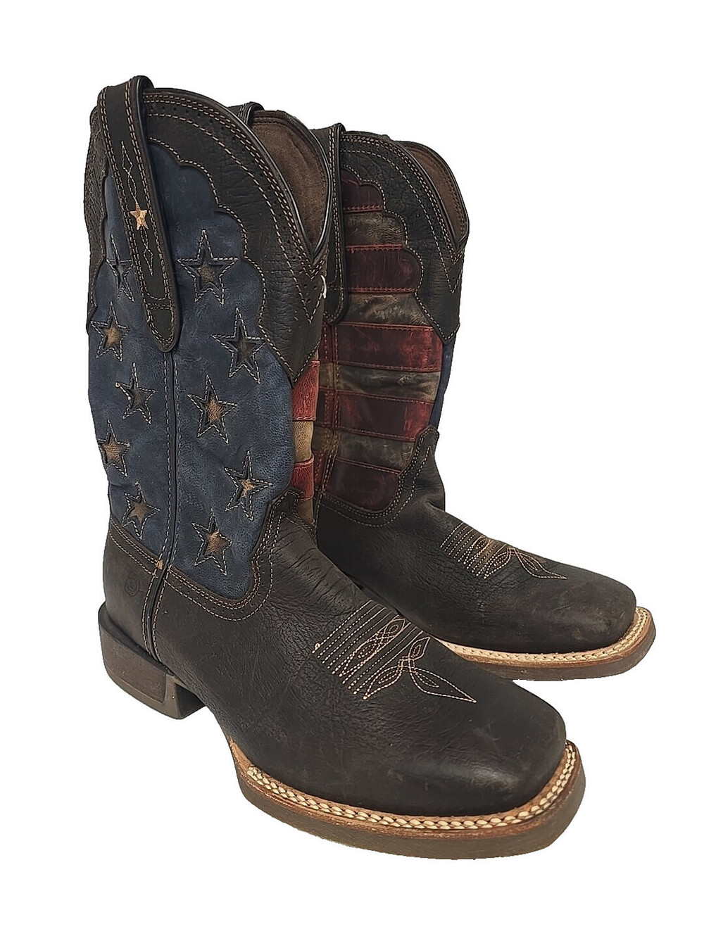 Durango Men's DDB0303 Rebel Pro Vintage Flag Western Boot Brown Size 10W